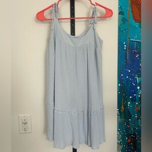 Light Blue Babydoll Dress